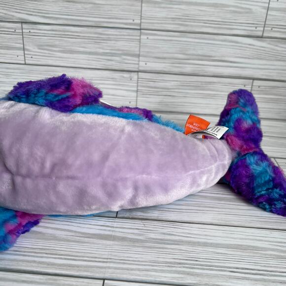 NWT Wild Republic Colorkins Multi-Color Tie-Dye Dolphin Stuffed Animal - Picture 13 of 14